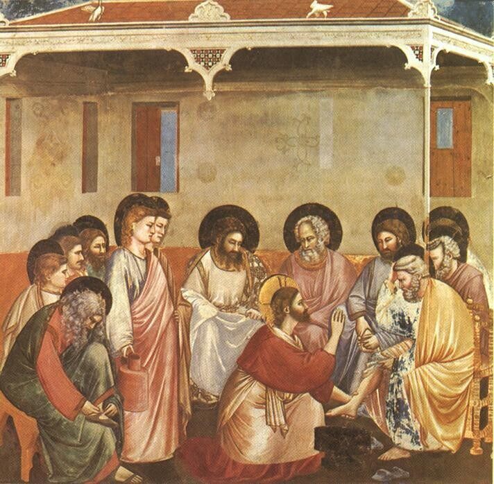 Giotto Scrovegni Washing of Feet